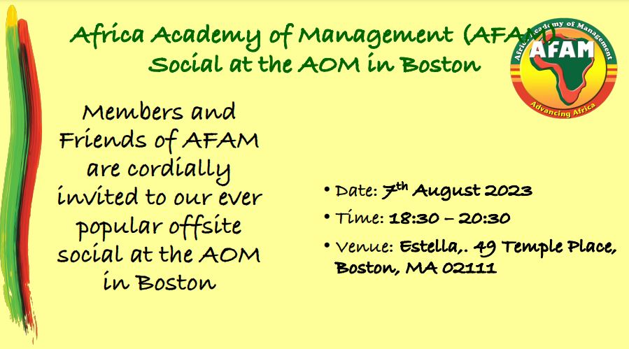 AFAM Social in Boston