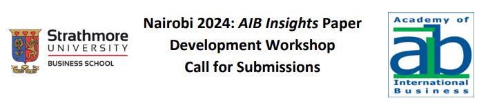 Nairobi 2024: AIB Insights Paper Development Workshop Call for Submissions