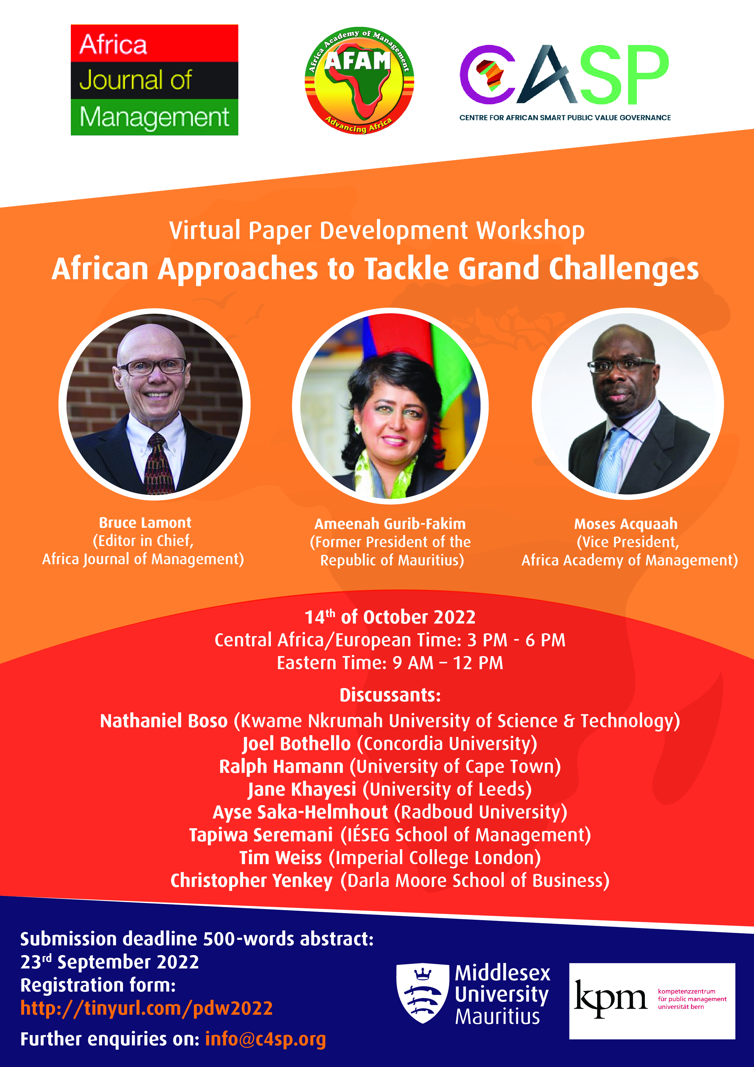Virtual Paper Development Workshop